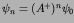 $\psi_n=(A^+)^n\psi_0$