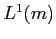 $ L^1(m)$