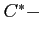 $C^{\ast }-$