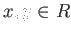 $x,y\in R$