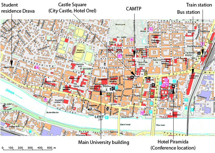 Map of Maribor