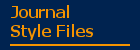 LaTeX Style Files of      some Physics Journals